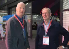 Chat between two self-proclaimed 'retired growers': Jan Bertens and Simon van Gennip.